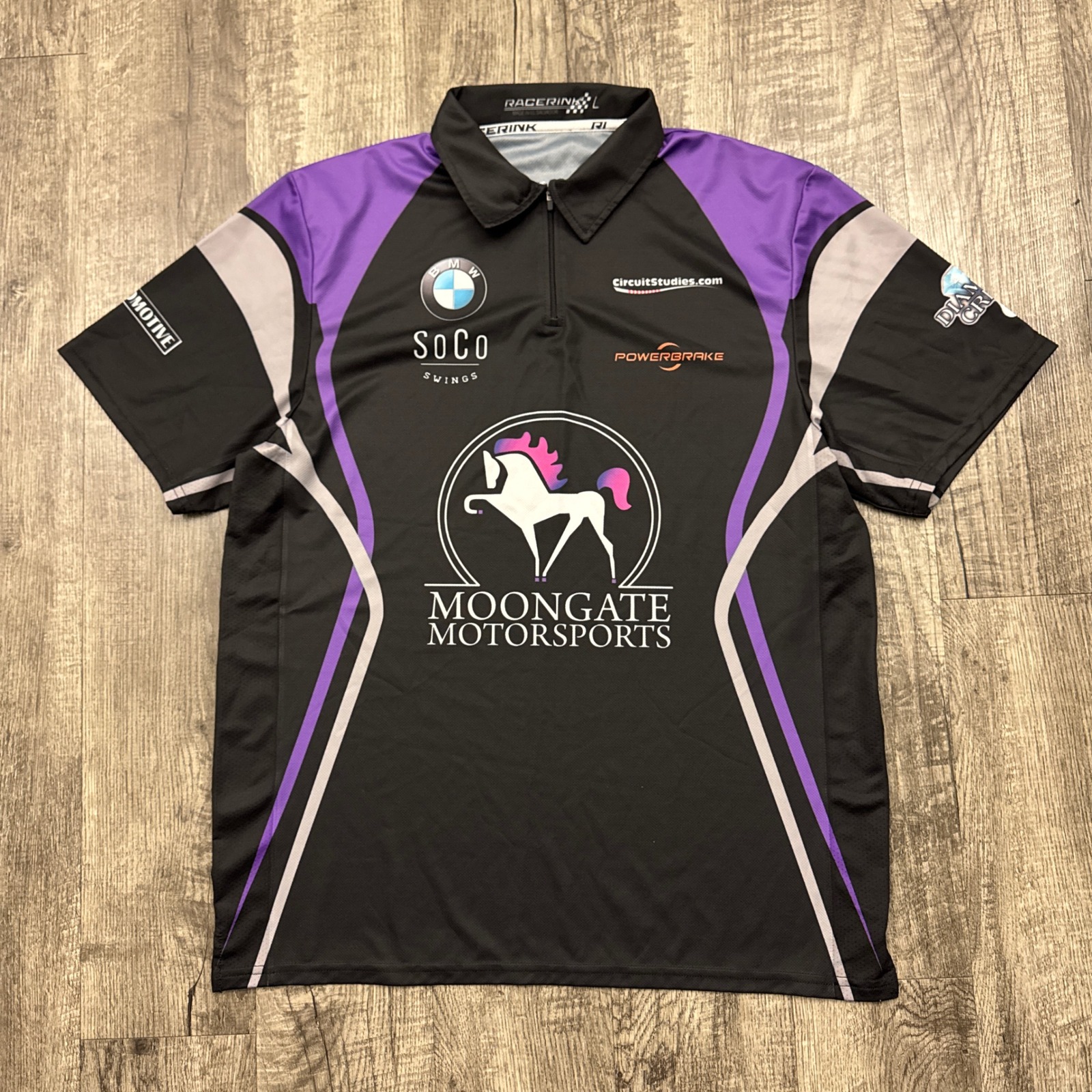Moongate Motorsports Bmw Racing Pit Crew Jersey Shirt